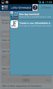 Universal Lotto Generator captura de pantalla 7