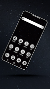 White Icon Pack الملصق