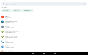 برنامه‌نما Apk Info عکس از صفحه