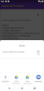 Repeat Text Template ภาพหน้าจอ 4
