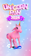 Unicorn Run: Horse Dash Games اسکرین شاٹ 1