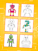 Robots Coloring Pages imagem de tela 3