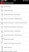 Barbell Exercise screenshot 1