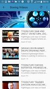 Boxing Schedule screenshot 3