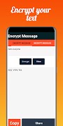 برنامه‌نما Text encryption عکس از صفحه