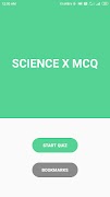 SCIENCE X MCQ poster