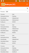 kode pos Indonesia ภาพหน้าจอ 2