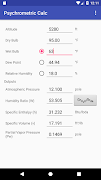 Psychrometric Calc screenshot 1