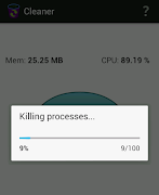 Cleaner - klar, RAM und Cache Screenshot 1