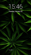 Weed Rasta Pattern Lock Screen Plakat
