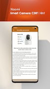 Xiaomi Smart Camera C301 Hint スクリーンショット 3