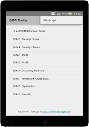برنامه‌نما SIM Data عکس از صفحه