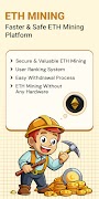 ETH Cloud Miner- Earn Ethereum Plakat