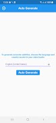 Automatic Subtitle Generator syot layar 1