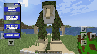 Mod Brainrot Animals Minecraft poster