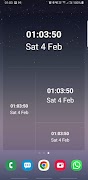 Date Clock Widget penulis hantaran