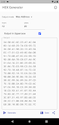 HEX Generator captura de pantalla 2