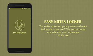 برنامه‌نما Easy Notes Locker عکس از صفحه