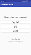 Learn MS Word poster