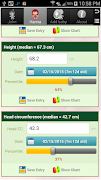 4 Schermata Growth Chart Trial