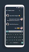 Dark Mode Messaging imagem de tela 1