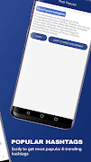 برنامه‌نما Hashtags: Hashtags generator عکس از صفحه