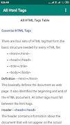 All Html Tags ภาพหน้าจอ 1