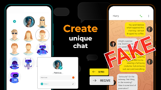 برنامهنما Fake Chat Text Message Creator عکس از صفحه