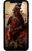Papier peint Godzilla Affiche