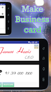 Visiting Card Maker скриншот 7