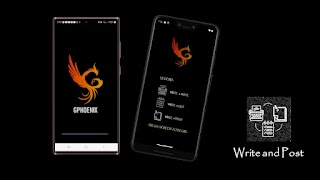 Write & Post পোস্টার