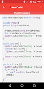 برنامه‌نما Java Code عکس از صفحه