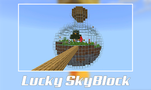 Lucky SkyBlock Mod poster