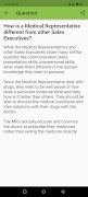 Medical Rep Interview Question ภาพหน้าจอ 2