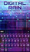 Digital Rain Animated Keyboard ảnh chụp màn hình 1
