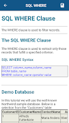 SQL Offline Tutorial & Interview Questions تصوير الشاشة 5