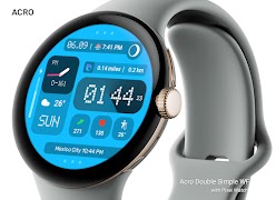 ACRO Double Simple Watchface স্ক্রিনশট 3