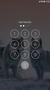 Wolf Pattern Lock Screen screenshot 3