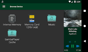 برنامه‌نما Samba Network Music Player عکس از صفحه