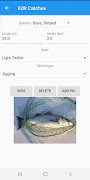Bite Tracker Fishing Reports اسکرین شاٹ 5
