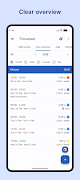 برنامه‌نما Timesheet عکس از صفحه