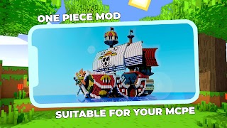 One Piece Mod for Minecraft PE Plakat
