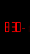 Digital Clock Seconds スクリーンショット 1