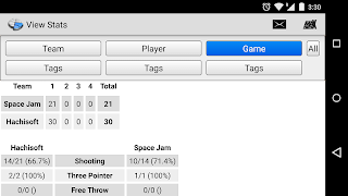 Basketball Stat Tracker ảnh chụp màn hình 5