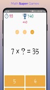 Math Super Games capture d'écran 4