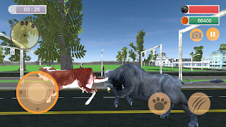 Angry Buffalo Attack Game 3D screenshot 3