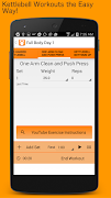 Kettlebell Workouts captura de pantalla 1