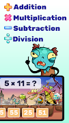 Math games: Zombie Invasion 截圖 2