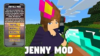 Jenny Mod for Minecraft PE پوسٹر