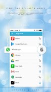 AppLock Blue Wave Theme Ekran Görüntüsü 5
